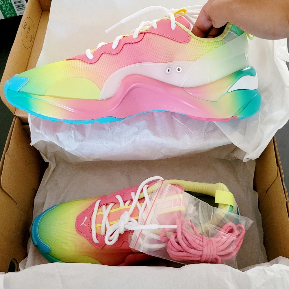 NIB Puma for FP Movement Tie Dye Rise Sneakers 8 Free People shoes